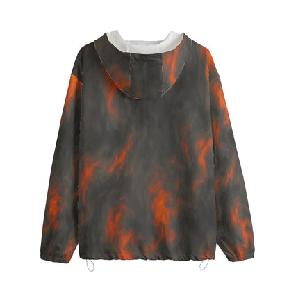 Unisex Pullover Jacket With Zipper Closure