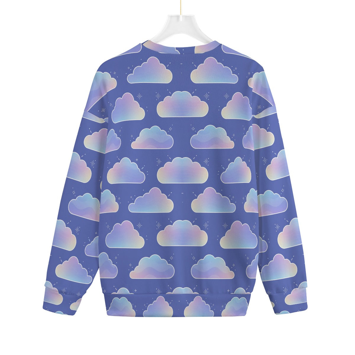 Unisex Drop-shoulder Knitted Fleece Sweater - view 2