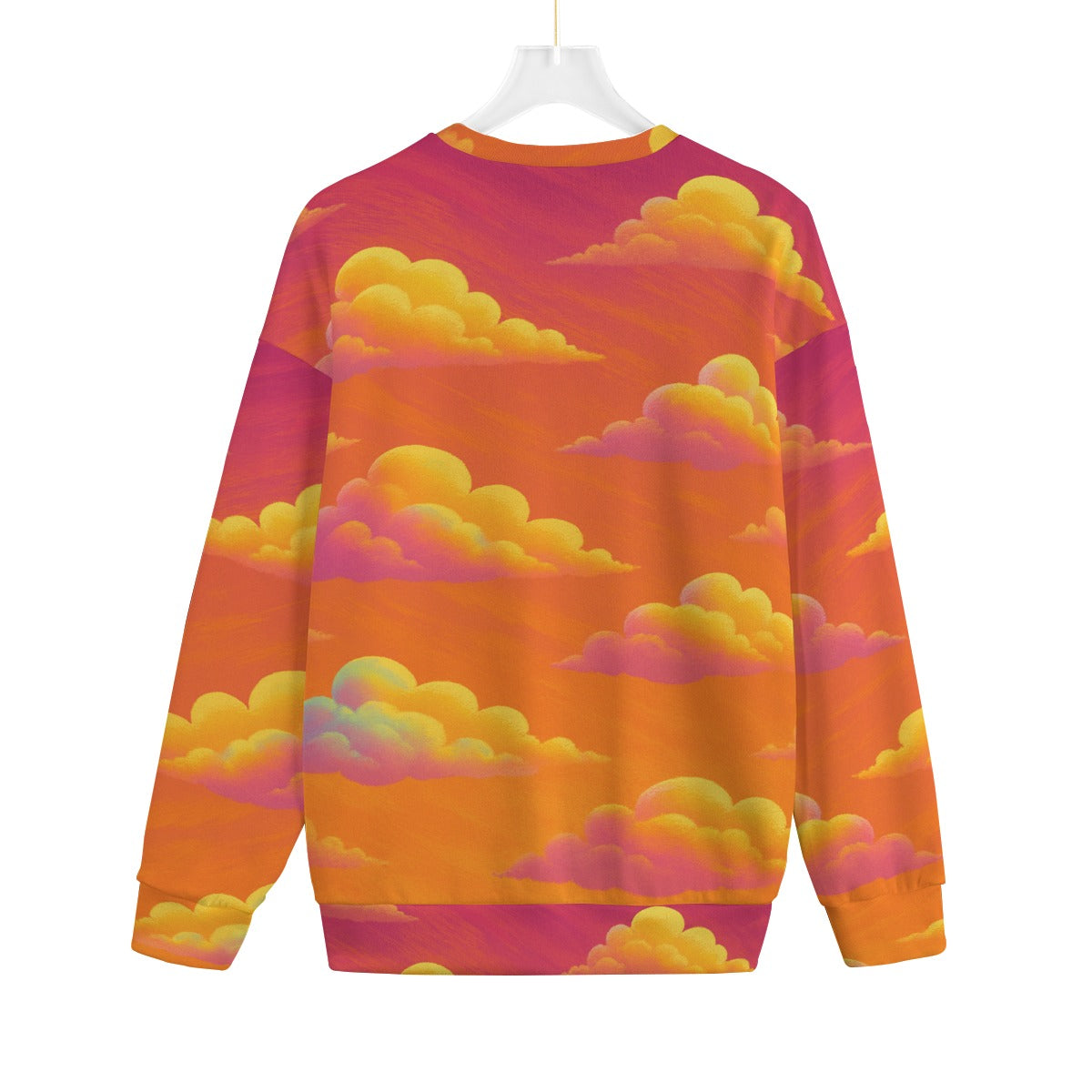 Unisex Drop-shoulder Knitted Fleece Sweater - view 2