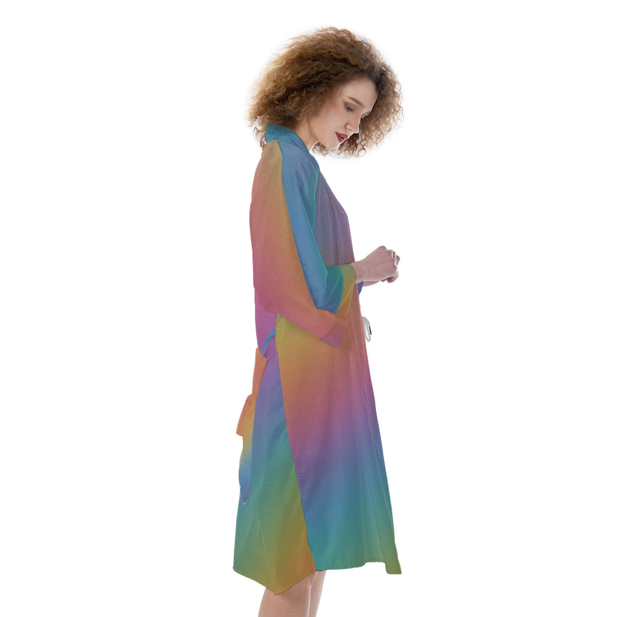 Women's Satin Kimono Robe