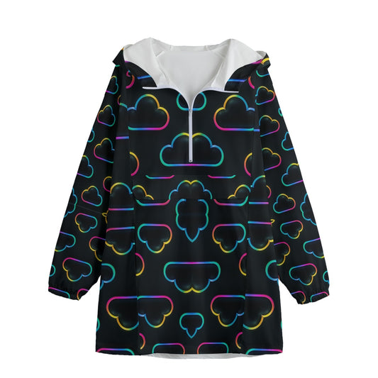 Unisex Windbreaker Long Jacket
