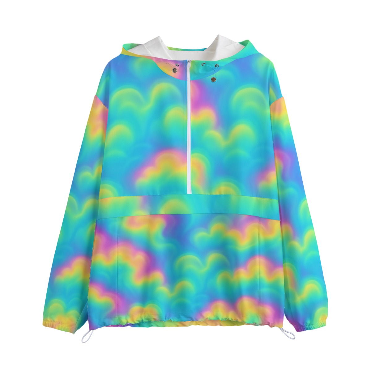 Unisex Pullover Jacket With Zipper Closure