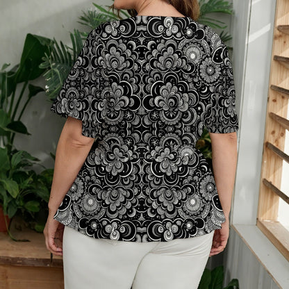 Women's Wrap Blouse