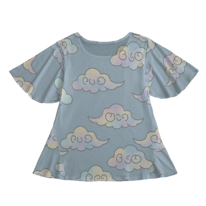 Women's Round Neck T-shirt With Short Sleeve