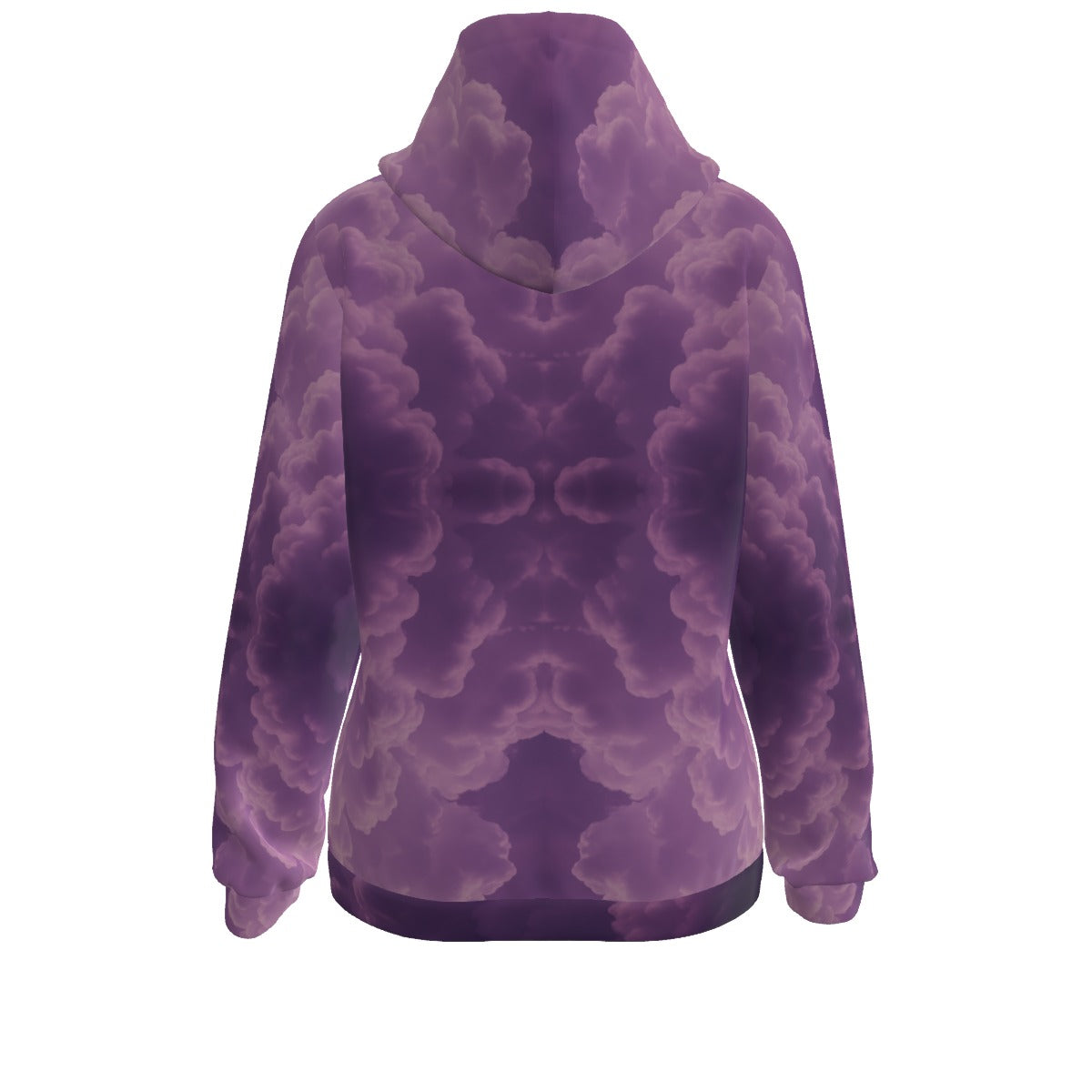 Women's Borg Fleece Hoodie With Half Zip