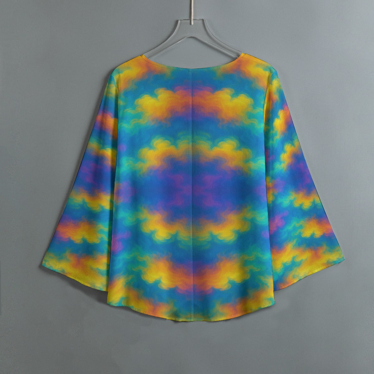 Women's V-neck T-shirt With Irregular Hem