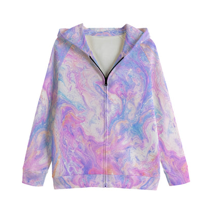 Children’s Zip-Up Raglan-Sleeve Hoodie | 310 GSM Cotton - view 1