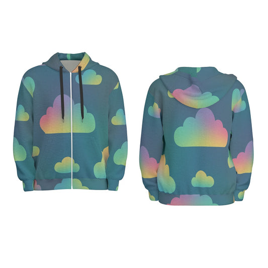 Unisex Zip Hooded Sweatshirt