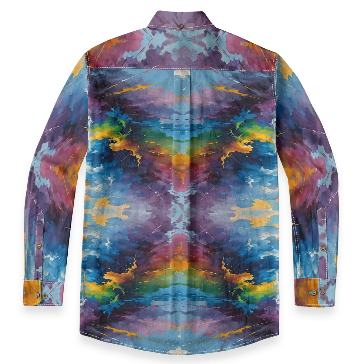 Men's Casual Lapel Long Sleeve Shirt|125GSM Cotton