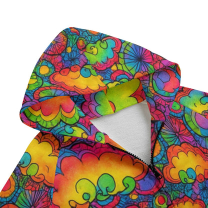 Unisex Kid's Zip Up Raglan Sleeve Hoodie | 310GSM Cotton