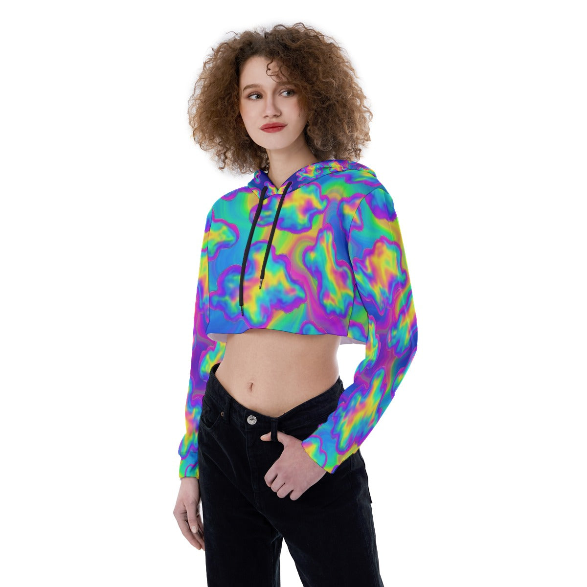 Women's Crop Top Hoodie