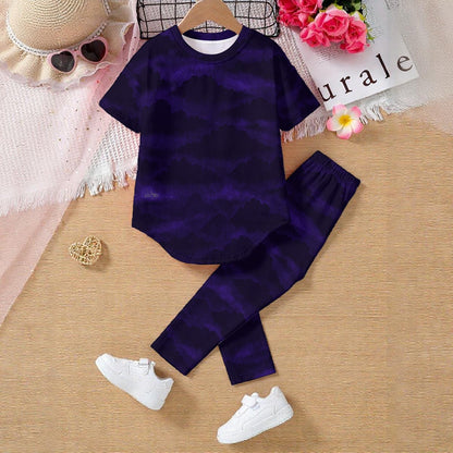 Unisex Kids' Casual Top and Pants Set