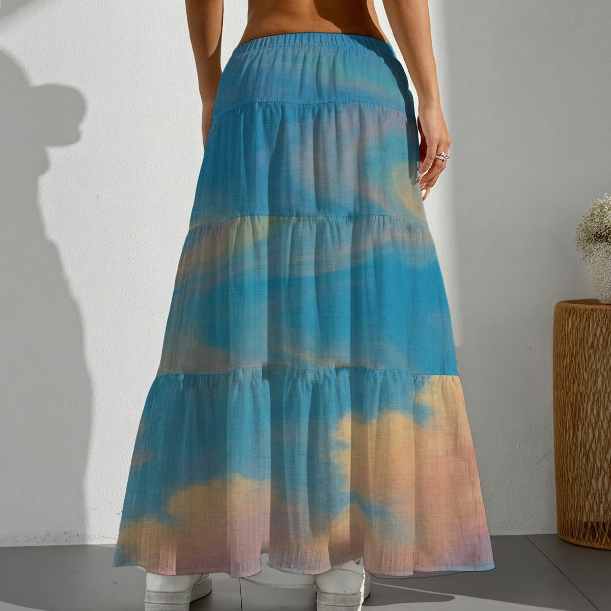 Women's Pleated Long Skirt