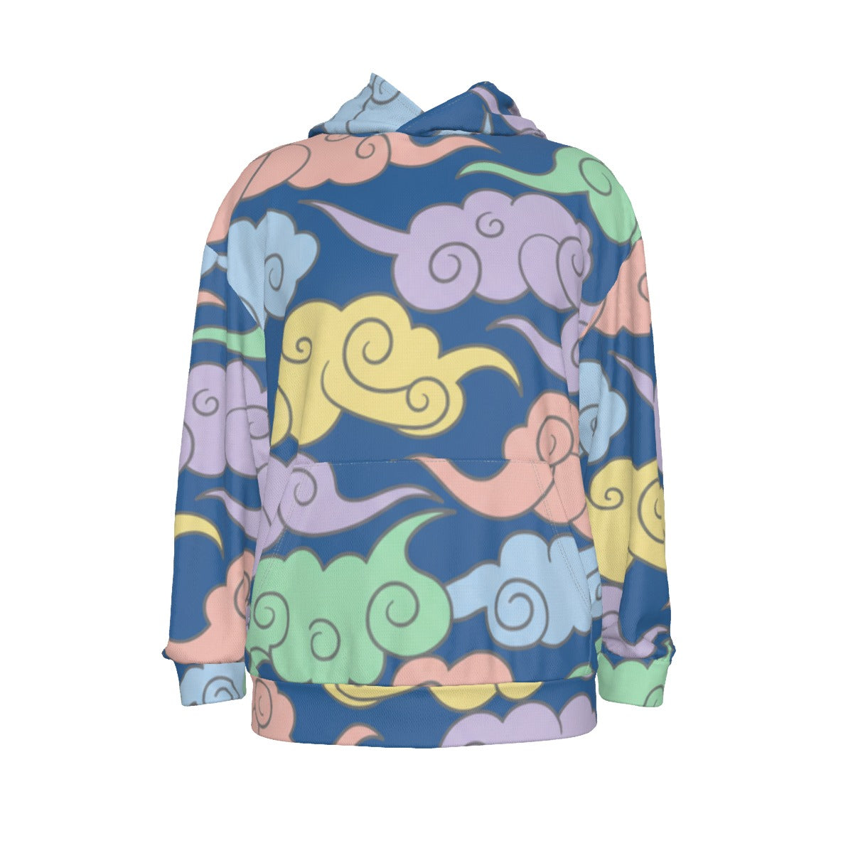 Men's Drop Shoulder Patch Pocket Hoodie
