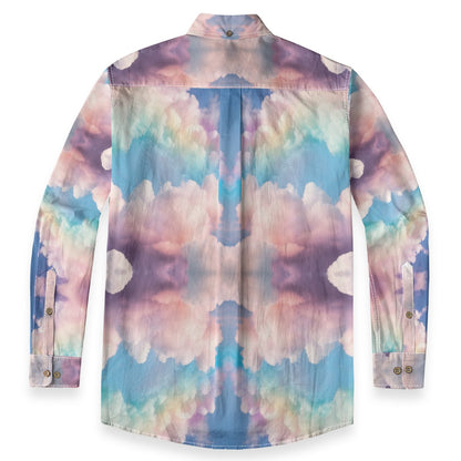 Men's Casual Lapel Long Sleeve Shirt|125GSM Cotton