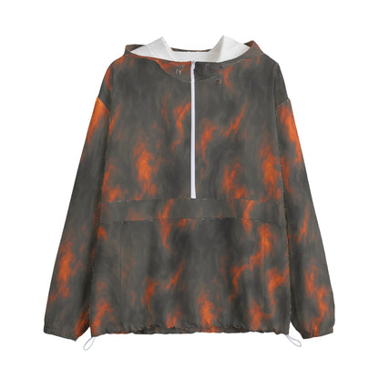 Unisex Pullover Jacket With Zipper Closure