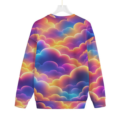 Unisex Drop-shoulder Knitted Fleece Sweater - view 2