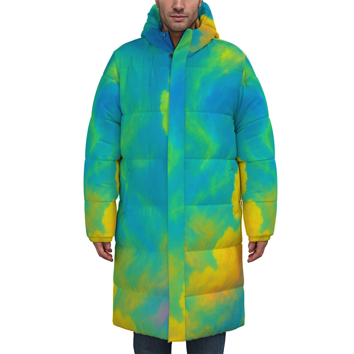 Unisex Long Down Jacket