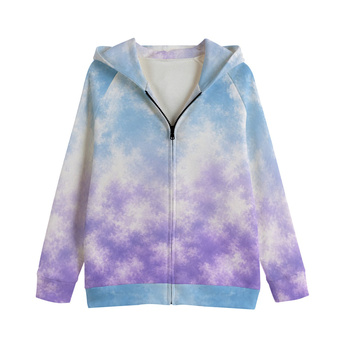 Children’s Zip-Up Raglan-Sleeve Hoodie | 310 GSM Cotton - view 1
