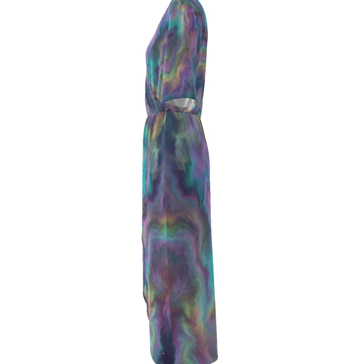 Women's Short Sleeve V-neck Dress