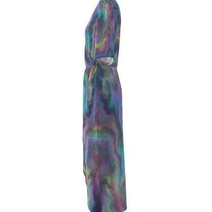 Women's Short Sleeve V-neck Dress