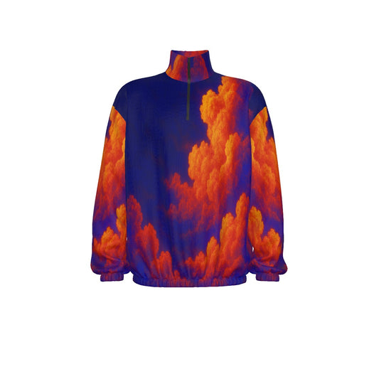 Unisex Turtleneck Zippered Sweatshirt