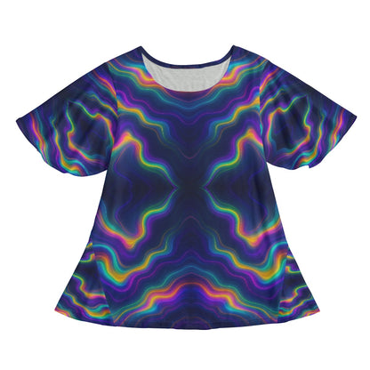 Women's Round Neck T-shirt With Short Sleeve