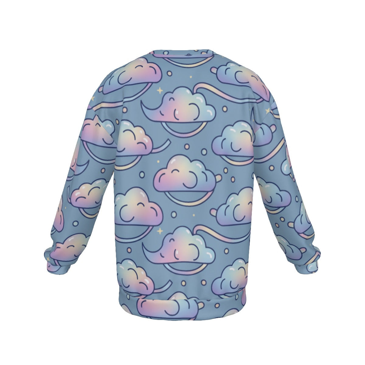 Men's Drop Shoulder Round Neck Long-Sleeved Sweatshirt