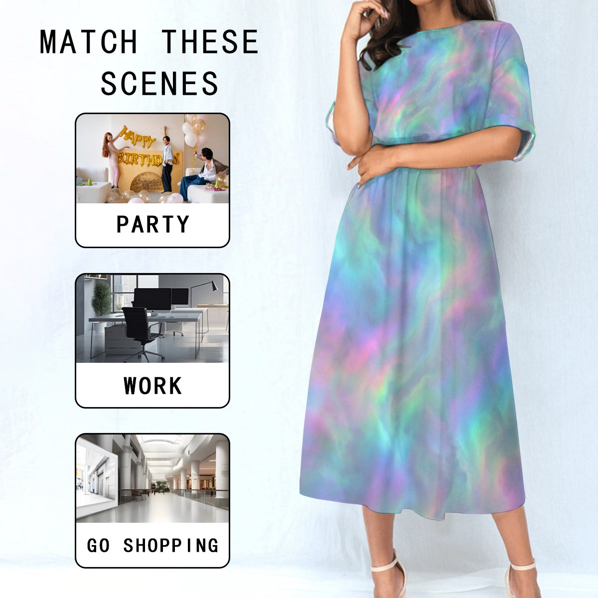 Women's Elastic Waist Dress