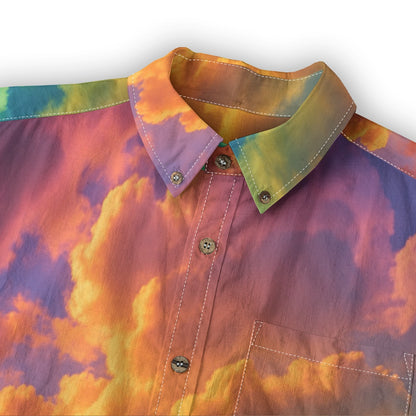 Men's Casual Lapel Long Sleeve Shirt|125GSM Cotton