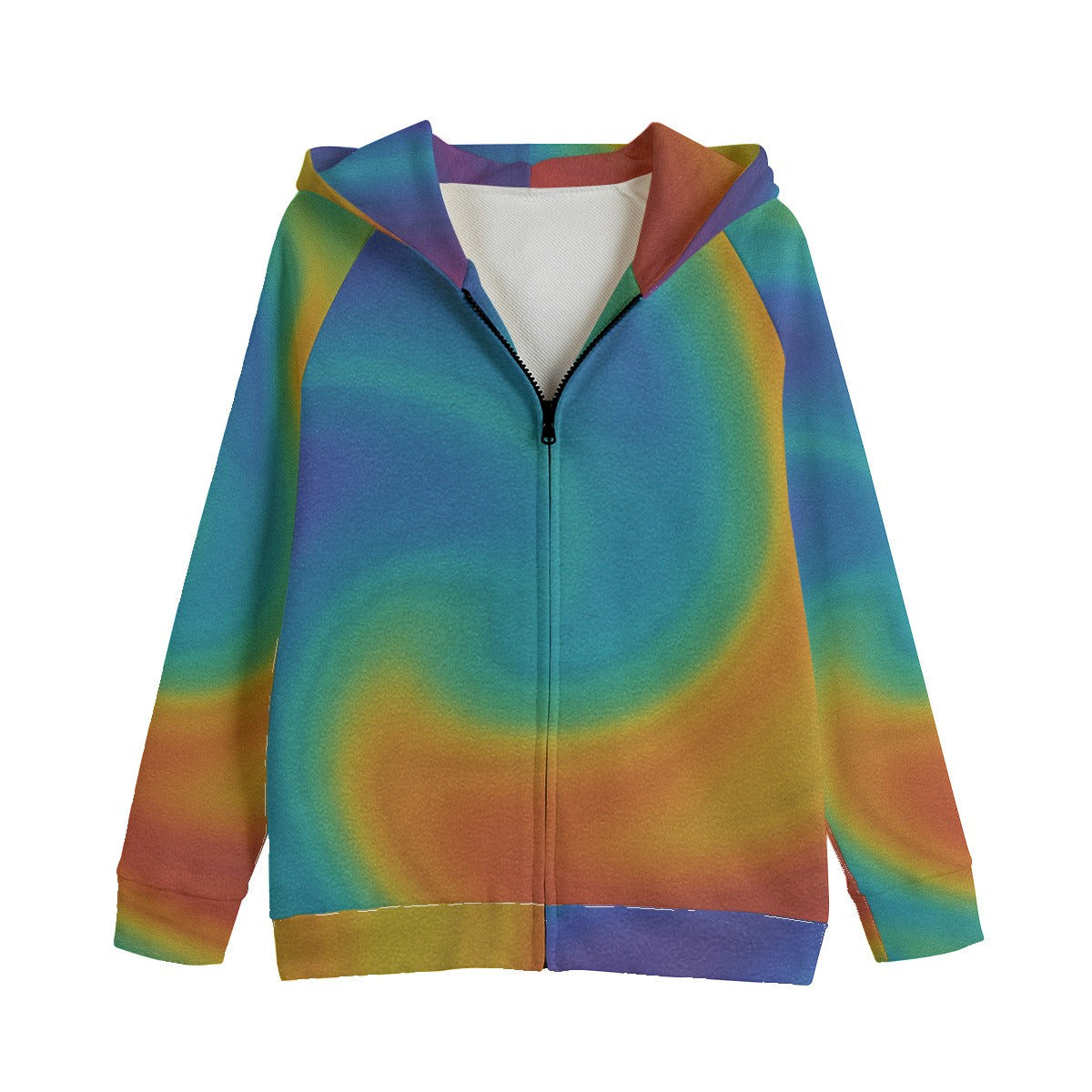 Unisex Kid's Zip Up Raglan Sleeve Hoodie | 310GSM Cotton