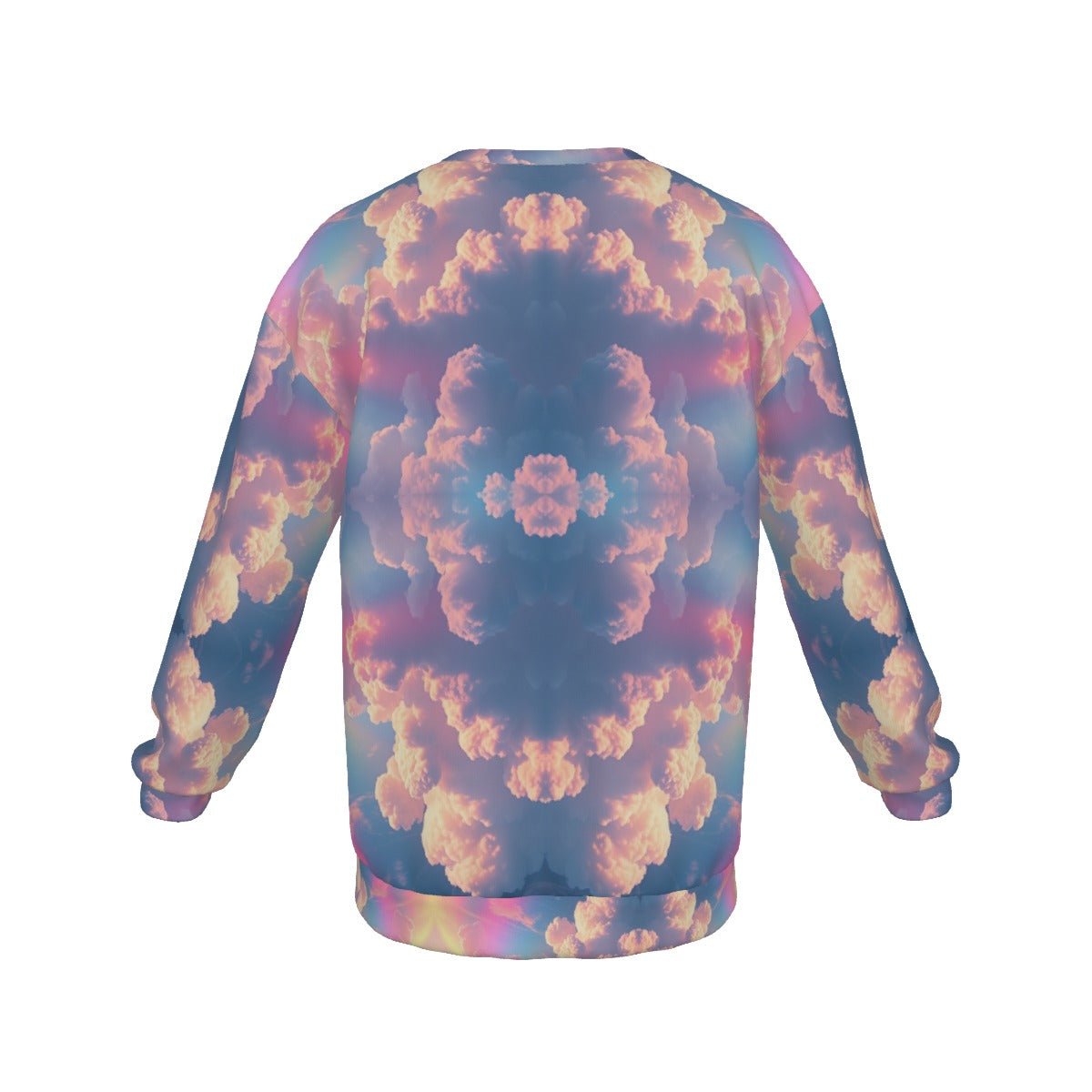 Men's Drop Shoulder Round Neck Long-Sleeved Sweatshirt