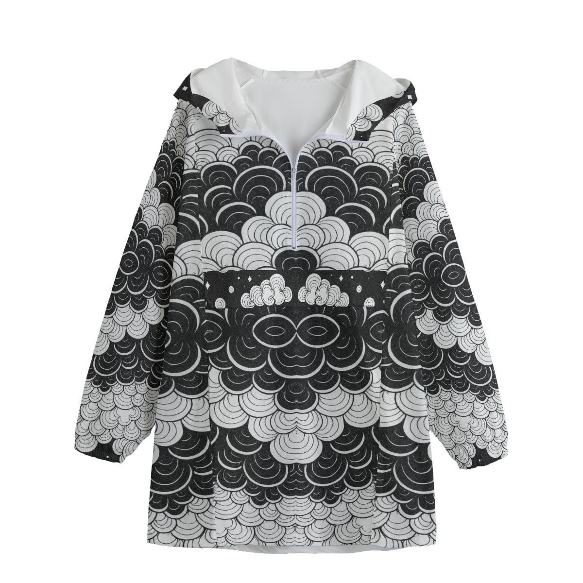 Unisex Windbreaker Long Jacket