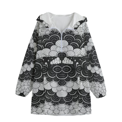 Unisex Windbreaker Long Jacket