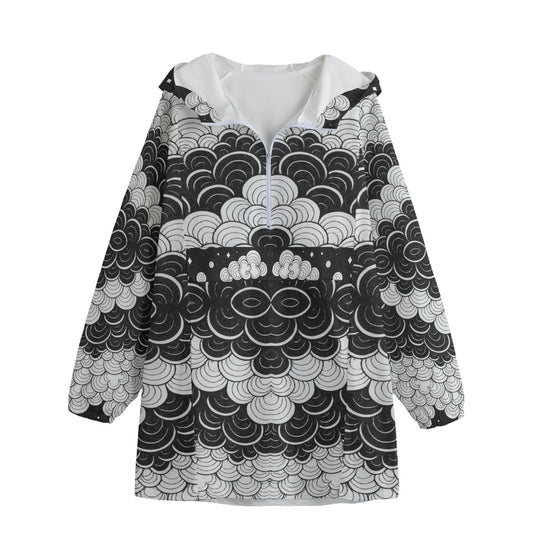 Unisex Windbreaker Long Jacket