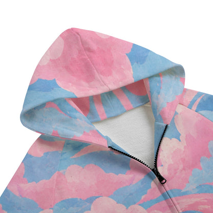 Kid's Zip Up Raglan Sleeve Hoodie | 310GSM Cotton