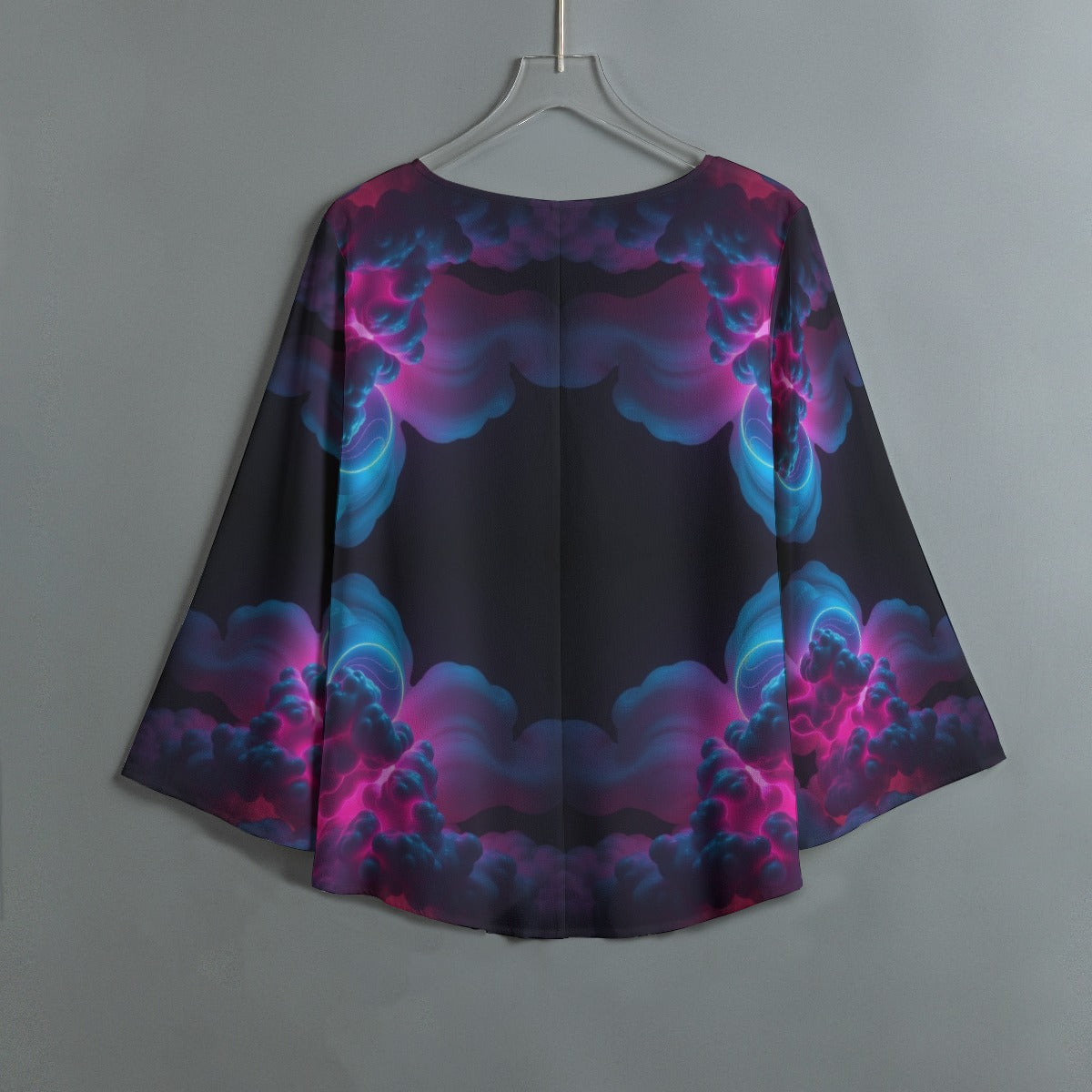 Women's V-neck T-shirt With Irregular Hem