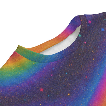 Unisex Drop-shoulder Knitted Fleece Sweater - view 3