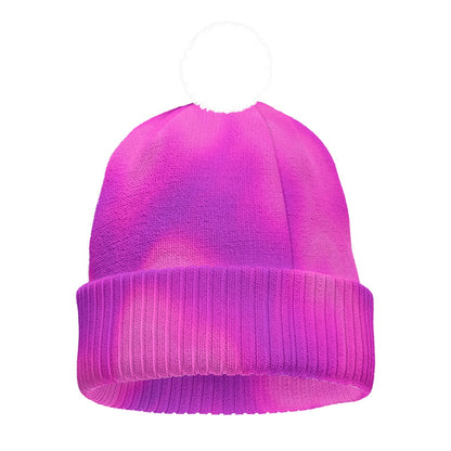 Unisex Knitted Hat With Pom-Pom