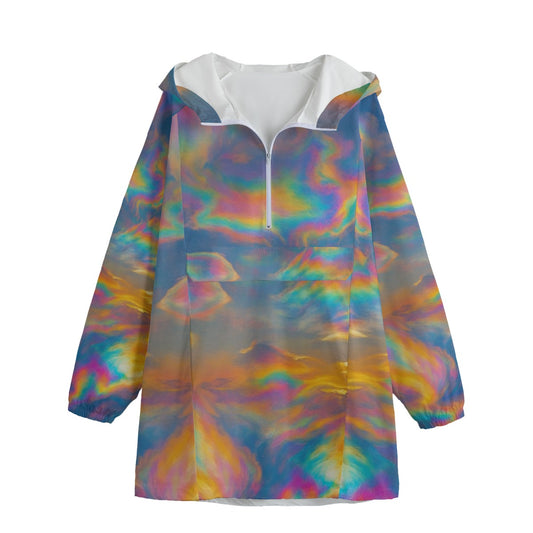 Unisex Windbreaker Long Jacket