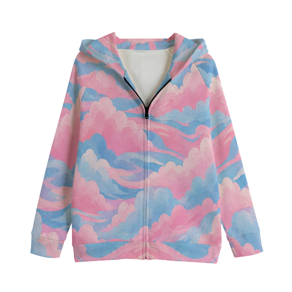Kid's Zip Up Raglan Sleeve Hoodie | 310GSM Cotton