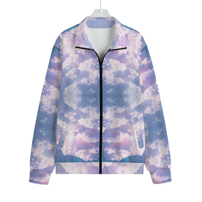 Unisex Stand-up Collar Knitted Fleece Outwear