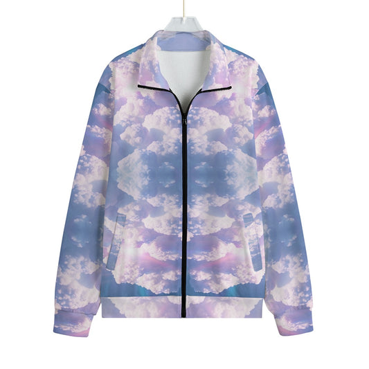 Unisex Stand-up Collar Knitted Fleece Outwear