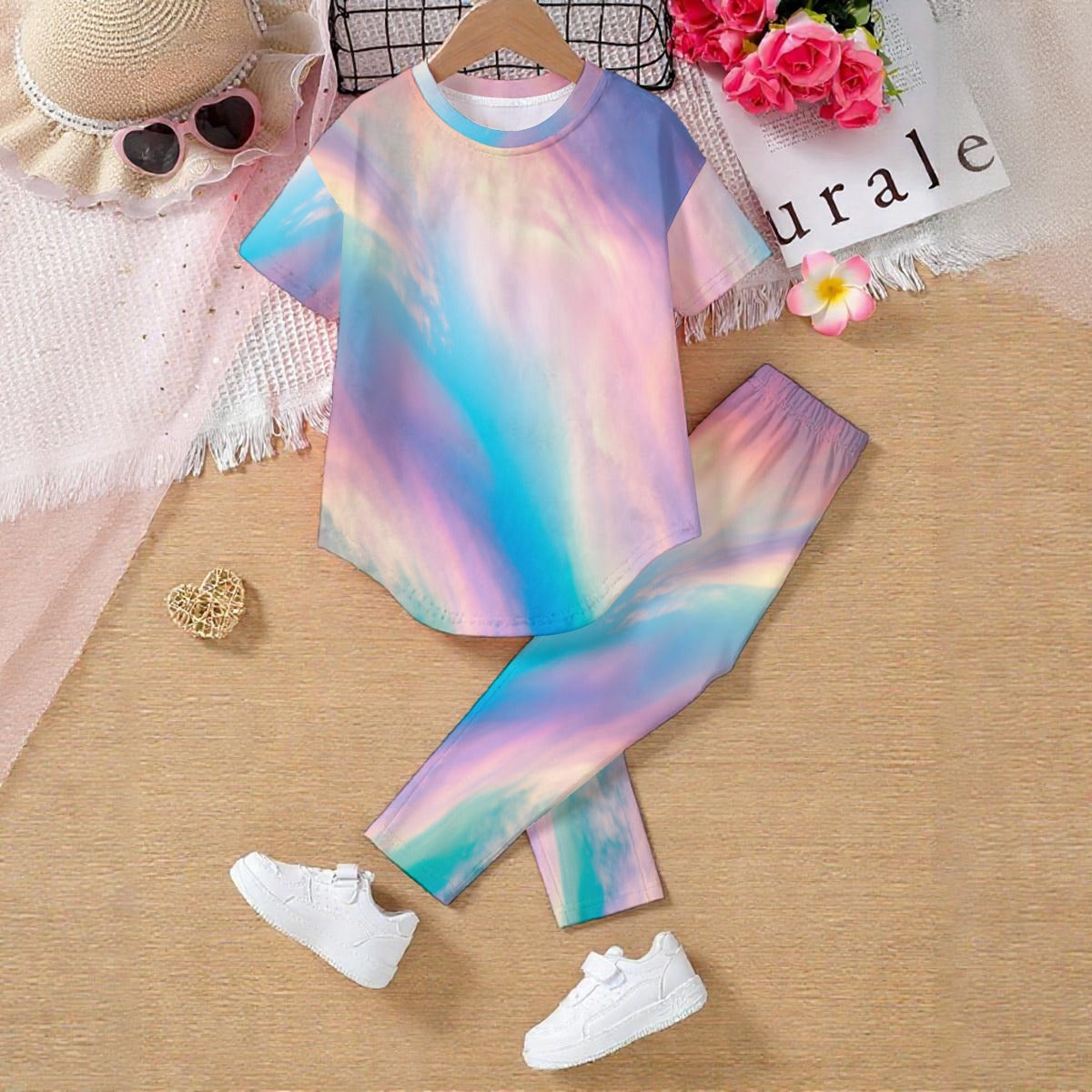 Unisex Kids' Casual Top and Pants Set