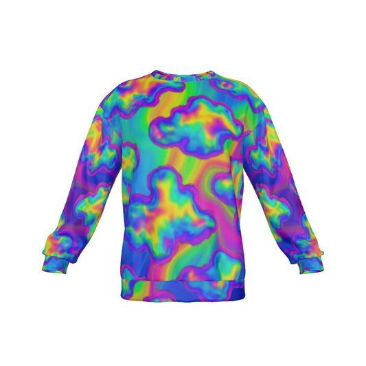 Men's Drop Shoulder Round Neck Long-Sleeved Sweatshirt