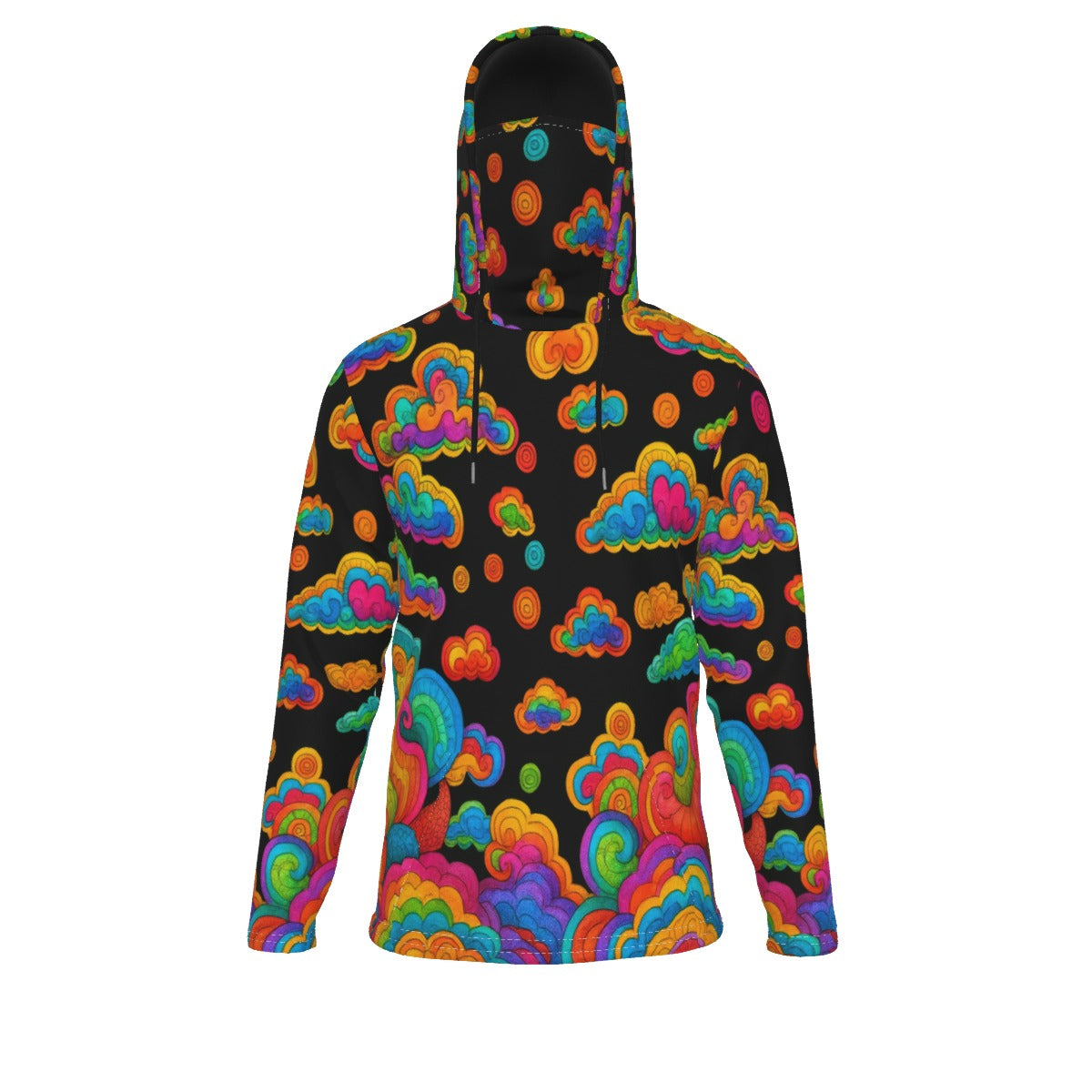 Men's Pullover Hoodie With Mask - view 1