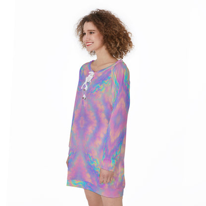 Women's Lace-Up Sweatshirt