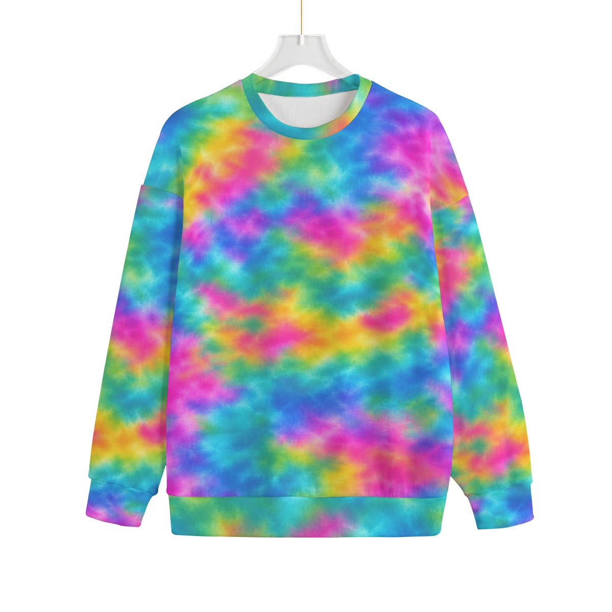 Unisex Drop-shoulder Knitted Fleece Sweater - view 1