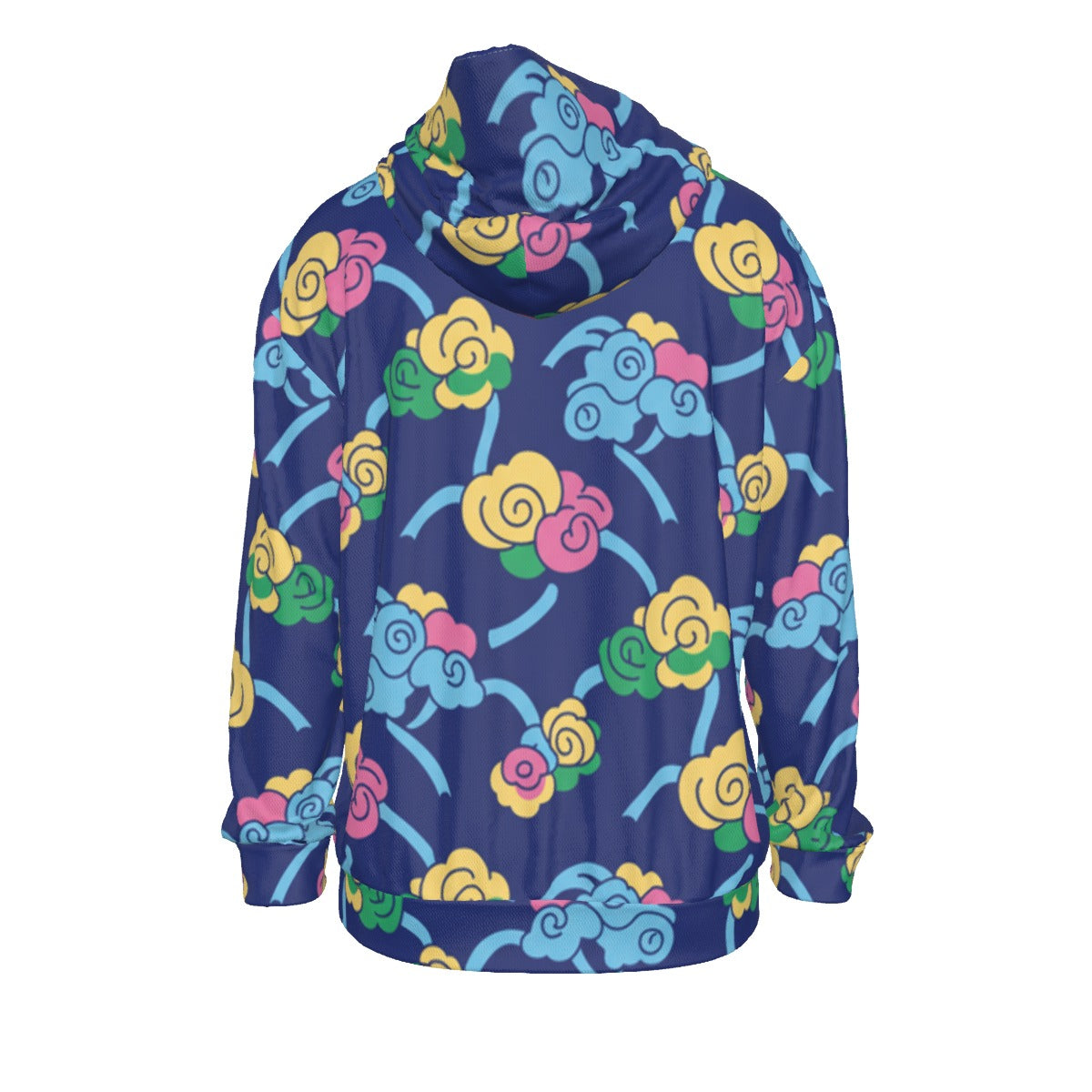 Men's Drop Shoulder Patch Pocket Hoodie