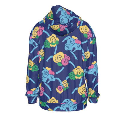 Men's Drop Shoulder Patch Pocket Hoodie